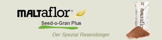 MALTAFLOR Seed-o-Gran FINALE Rasendünger (NPK 5 3 8) - 25 kg