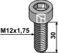 Innensechskantschraube - M12x1,75 - 10.9