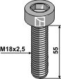 Innensechskantschraube - M18x2,5 - 12.9