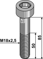 Innensechskantschraube - M18x2,5 - 10.9