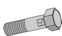 Sechskantschraube mit Feingewinde - M12x1,25x50 - 12.9