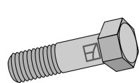 Sechskantschraube mit Feingewinde - M16x1,5X47 - 12.9