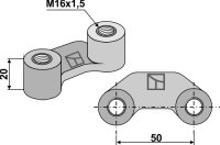 Bügelmutter - M16x1,5 -50