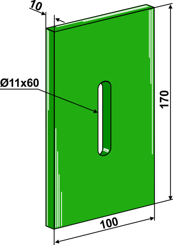 Greenflex Kunststoff-Abstreifer für Packerwalzen