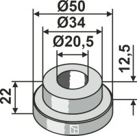 Buchse Ø50