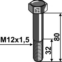 Schraube - M12x1,5 - 10.9