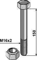 Schraube M16x150 - 10.9