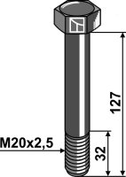 Schraube M20x2,5x127 - 10.9
