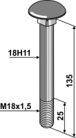 Schraube M18x1,5