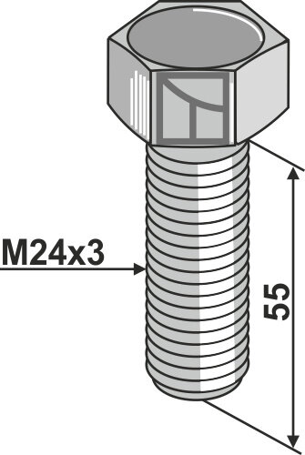 Schraube M24x3x55